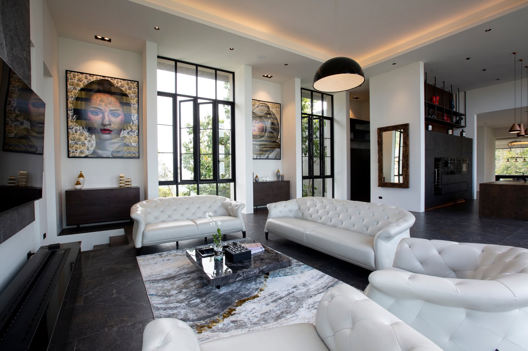 Luxury living area